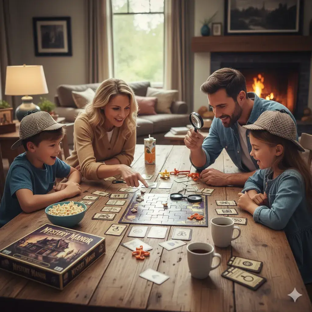 Jeu d'enquête parents et enfants