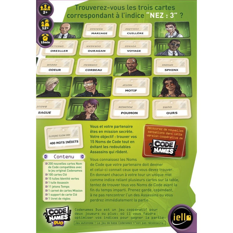 Codenames Duo 2 Codenames Duo – Image 2